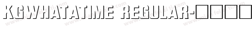 KGWhatATime Regular字体转换